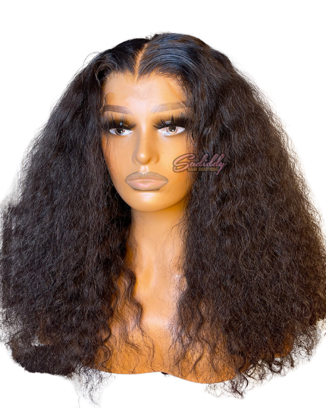 16” Curly 13x4 HD Lace Frontal Wig